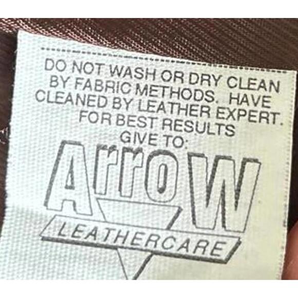 Lucky Brand Dungarees America Y2K Womens Leather Jacket Brown Sz S Button Front - Picture 8 of 10